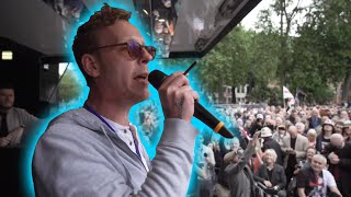 LAURENCE FOXS SPEECH AT TWO TIER POLICING PROTEST LONDON tommyrobinson lawfare enoughisenough [upl. by Elaynad]