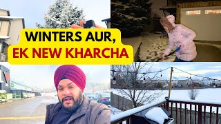 NEW EXPENSE DUE TO WINTERS IN CANADA  ISKE BINA KAAM NAHI CHLEGA  DAILY VLOGS GURSAHIB JASMINE [upl. by Onairpic]