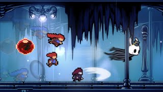 Hollow Knight  Speedrunner vs 4 Hunters from Celeste [upl. by Nedle]