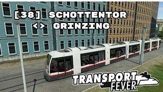 Wien Straßenbahn 38 Schottentor  Grinzing  Transport Fever [upl. by Fredra]