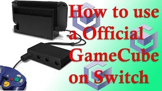 How To Use Gamecube Controllers on the Nintendo Switch Adapter method [upl. by Drews474]