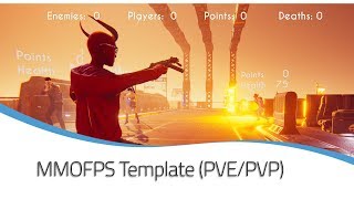 3 Introducing the free MMOFPS PVPPVE template project [upl. by Brittne]