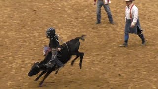 Calf Riding  2018 Junior Bull Riding National Finals NJBRA [upl. by Leiruh]