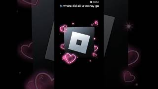 ALL MY MONEY😭💰💰💰💰💰💰💰💰 roblox [upl. by Trevor]