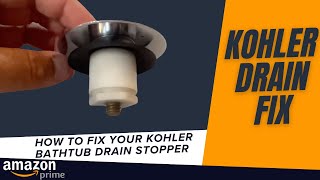 How to disassemble and replace your Kohler bathtub drain when it stops working part  1068204 [upl. by Nicolella]