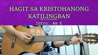 Hagit Sa Kristohanong Katilingban  Nars Fernandez  Guitar Chords [upl. by Intirb]