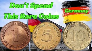 GERMANY TOP 8 PFENNIG VALUE AND DETAILS DONT SPEND THESE COINS COINS WORTH MONEY [upl. by Bissell]