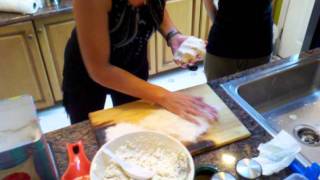 How To Make Leniwe quotLazyquot Pierogi part 1 [upl. by Ishmul]