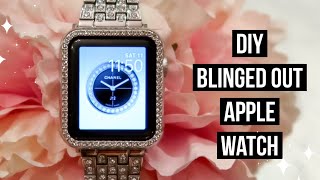 Apple Watch Bands Bling ✨ Amazon Apple Watch Band ✨  How to Change Apple Watch Band [upl. by Yrmac583]