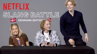 The Rain Cast Guess Danish Slang Words  Netflix [upl. by Atrebor]