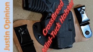 CrossBreed MiniTuck holster for Springfield XDs A product review [upl. by Nnaycart]