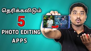 5 Professional Photo Editing Apps For Android  Best Photo Editing Apps Android Tamil [upl. by Rasaec904]