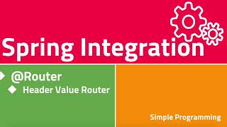 Spring Integration with spring bootHeader Value Router [upl. by Lai]