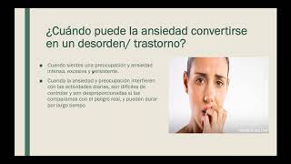 AnsiedadAnxiety  Spanish psychoeducational video [upl. by Ynamreg]