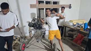 Aircraft Propeller Installed উৰাজাহাজৰ Propeller লগাই দিলো ratulexperiment mrindianhacker [upl. by Indys]