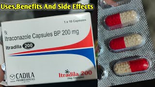 Itraconazole Capsules BP 200 mg UsesBenefits And Side Effects  Itradila 200 [upl. by Bensky]