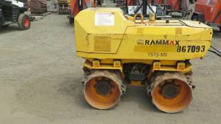 lot 21 2012 Rammax 1515 MI33 Trench Roller with Remote [upl. by Bound]