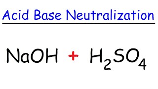 Sodium Hydroxide  Sulfuric Acid  Acid Base Neutralization Reaction [upl. by Hgiellek]