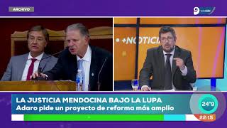 El juez Adaro pide un proyecto más amplio para reformar la Justicia [upl. by Prudy462]