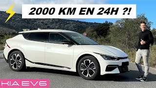 Essai KIA EV6 GTline – 2 000 km en 24 heures en électrique [upl. by Egidio]