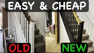 Easy restoring old wooden painted bannister  How to [upl. by Ajnot310]