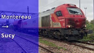 CabRide Montereau → SucyBonneuil en E4000 ETCS [upl. by Anderer]