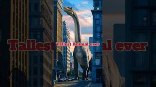 This is the tallest animal ever you dont know existed 🌎 shortvideo trends extinctanimals [upl. by Carlyle730]