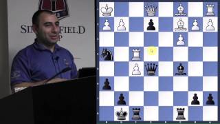 Lecture with GM Varuzhan Akobian Lie vs Akobian  2006 World Chess Olympiad 20131010 [upl. by Neelac]