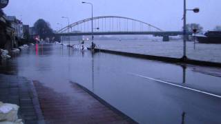 IJssel Deventer  Hoog water  2011 [upl. by Sonstrom]