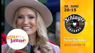 „Schlagerfreunde“ mit Julia Buchner am Samstag 30 Juni 2015 Uhr [upl. by Hammer]