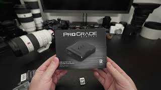 ProGrade CFexpress Type A 160GB Memory Card and Reader Unboxing [upl. by Margarethe]