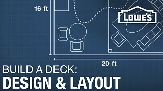 How To Build a Deck  Design amp Layout 1 of 5 [upl. by Akirdnuhs445]