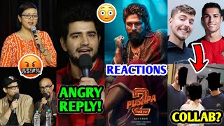 Samay Raina amp Indias got Latent gets HATE…ANGRY REPLY 🤬 Pushpa 2 Trailer MrBeast Ronaldo [upl. by Rieth742]