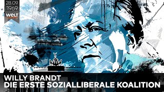 28 September 1969 Die erste sozialliberale Koalition – Wie Willy Brandt Deutschland veränderte [upl. by Viviyan426]