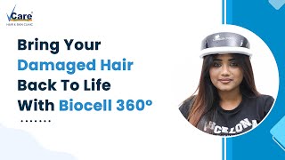 A StemCell Based Therapy To Revive Damaged Hair  Biocell 360° VCare Hair and Skin Clinics [upl. by Hael475]