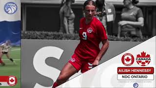 AILISH HENNESSY ONTARIO NDC PROGRAM ONTARIO SOCCER HIGHLIGHT VIDEO [upl. by Nino]