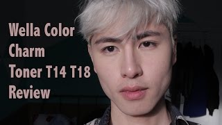 Wella Color Charm Toner T14T18 Before amp After [upl. by Valery]