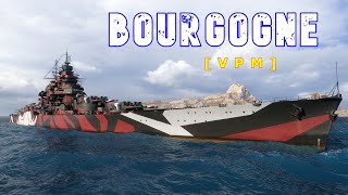 World of WarShips Bourgogne  2 Kills 334K Damage [upl. by Bloxberg]