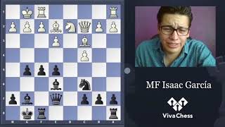 ¡Aprende a jugar el Gambito Budapest con el MF Isaac García  Parte 1 [upl. by Fife840]