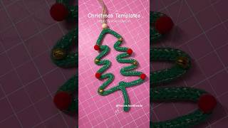 Christmas Templates available at my Etsy shop icord tricotin tricot diy IG fiolove tricotin [upl. by Dammahum]