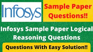 Infosys Sample Paper Logical Reasoning Questions  Repeated Logical Reasoning Questions 🔥🔥 [upl. by Latsirc]