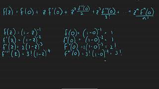 9 Complex Analysis Maclaurin Series Expansion [upl. by Ateuqram]