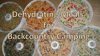 Dehydrating Meals for Backcountry Camping [upl. by Hoang952]