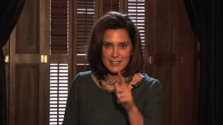 Senator Gretchen Whitmer on the Signing of Matts Safe School Law [upl. by Nyad478]