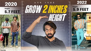 INCREASE HEIGHT AFTER 20  How To Grow 2 Inches More Than Your Maximum Height even after 20 years [upl. by Nalepka]