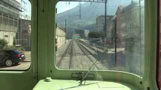 cab ride Zermatt  Briga linea GlacierExpress 44 [upl. by Enoval]