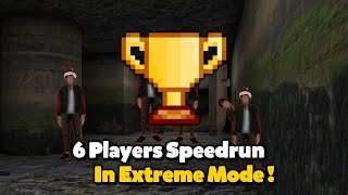 Granny Online 6 Players Speedrun Sewer Ending Extreme Glitchless 332 WR [upl. by Eessac]