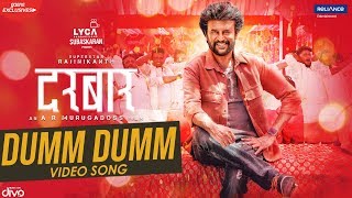 DARBAR Hindi  Dumm Dumm Video Song  Rajinikanth  AR Murugadoss  Anirudh  Subaskaran [upl. by Anitahs419]