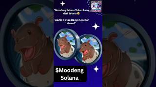 💊 Moo Deng MOODENG Meme Token dari Solana dengan Hype Besar 🚀🚀🚀 Memesolana meme moodeng [upl. by Yendys880]