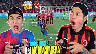 RETO ÉPICO DE TIROS LIBRES en MODO CARRERA FIFA22 😱 RAMIRIN vs PAPIEDSON [upl. by Hadleigh]